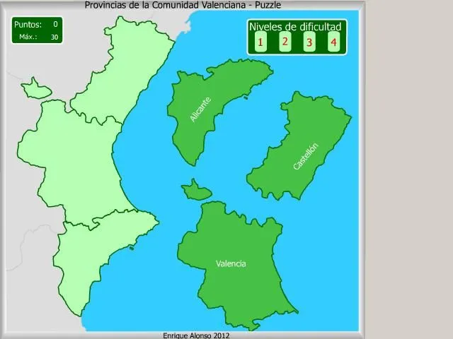 Mapa interactivo de la Comunidad Valenciana Provincias de la ...