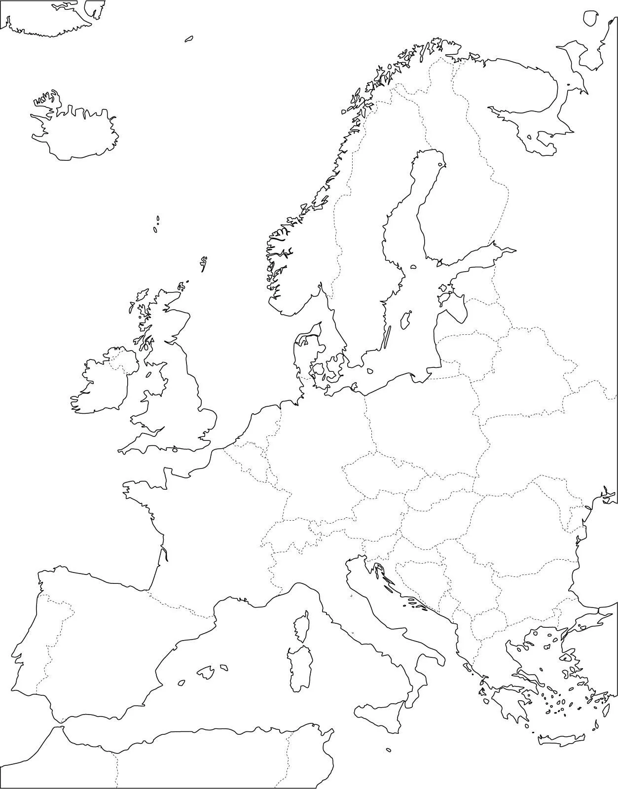 Mapa interactivo de Europa Países de Europa. Puzzle - Mapas ...