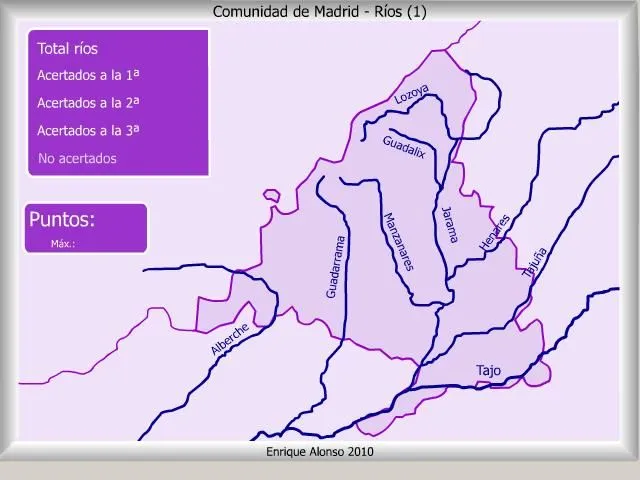 Mapa interactivo de Madrid Ríos de la Comunidad de Madrid. ¿Dónde ...