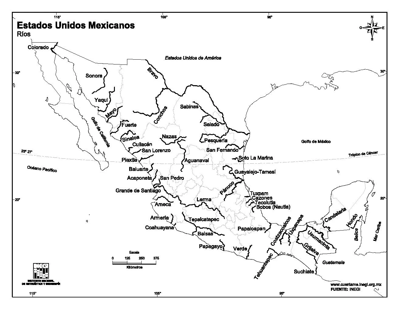 Mapa interactivo de México Ríos de México. ¿Cómo se llama? - Mapas ... Mapa interactivo de México Ríos de México. ¿Cómo se llama? - Mapas ...