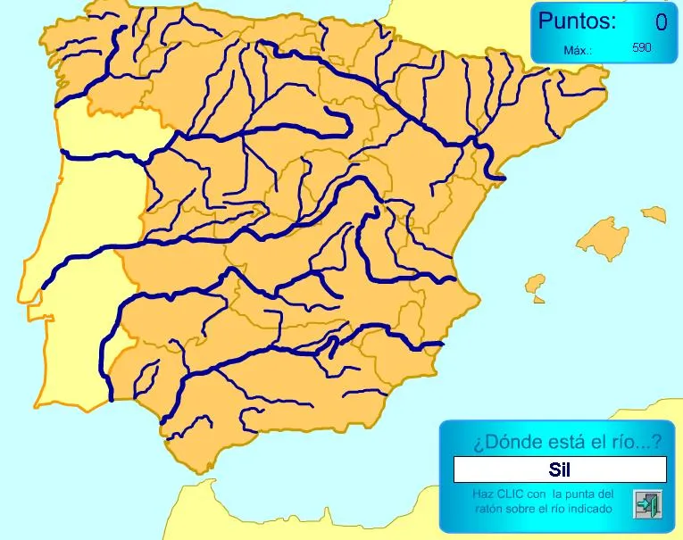 Mapa Interactivo de Ríos (Avanzado) | Tercer Ciclo Salesianos
