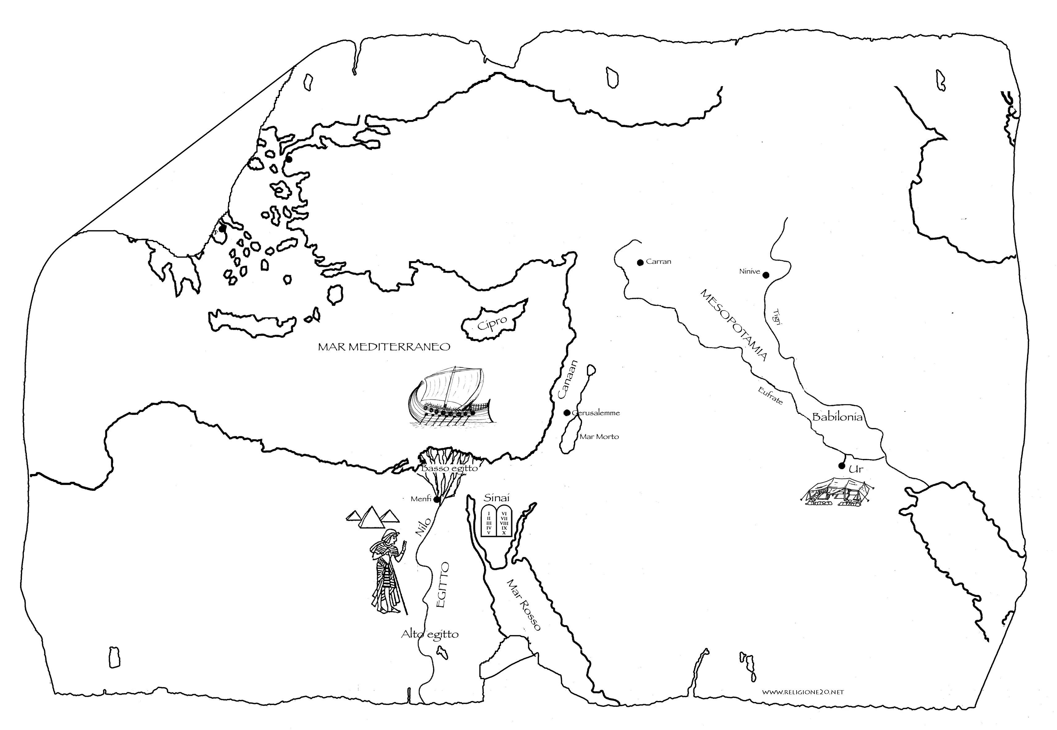 Mapa de la Media Luna Fértil - Aula de Reli | Imágenes de mapas, Antigua  mesopotamia, Mesopotamia