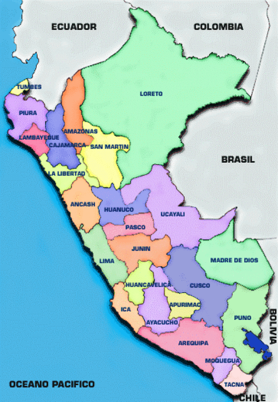 Mapa mudo politico del peru - Imagui