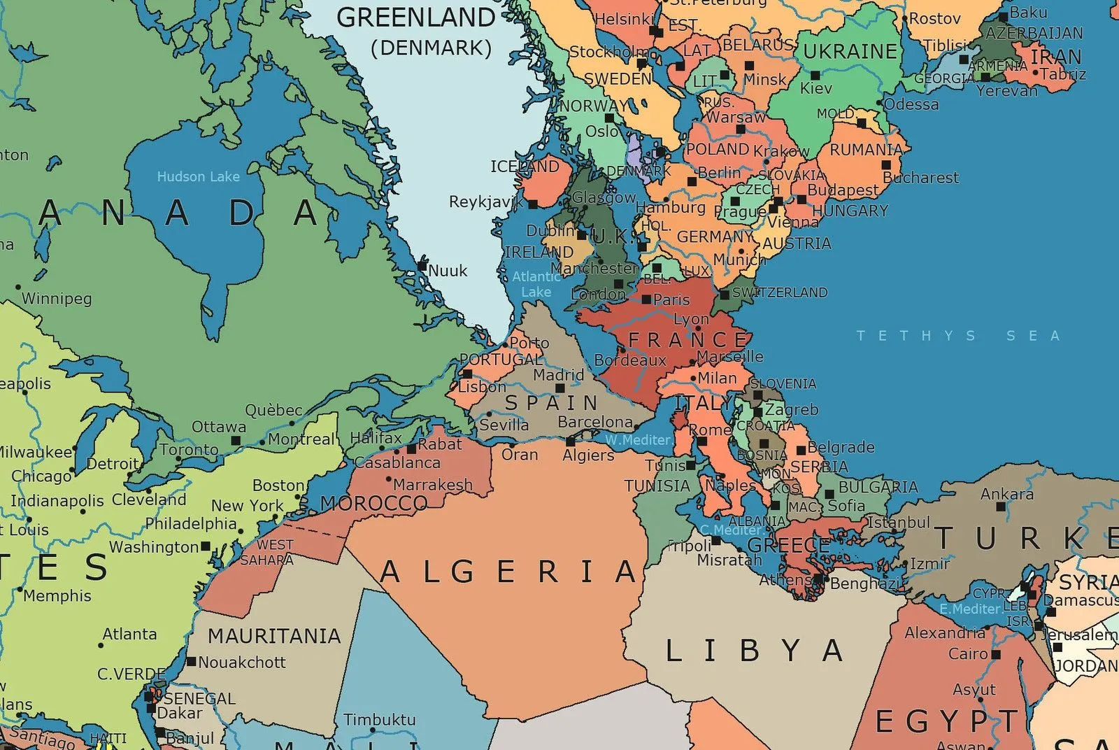 El mapa que muestra cómo sería el mundo si aún existiera Pangea | Traveler
