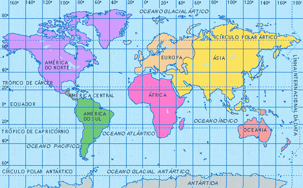 Mapa Mundi Continentes | Imagen Geográfica