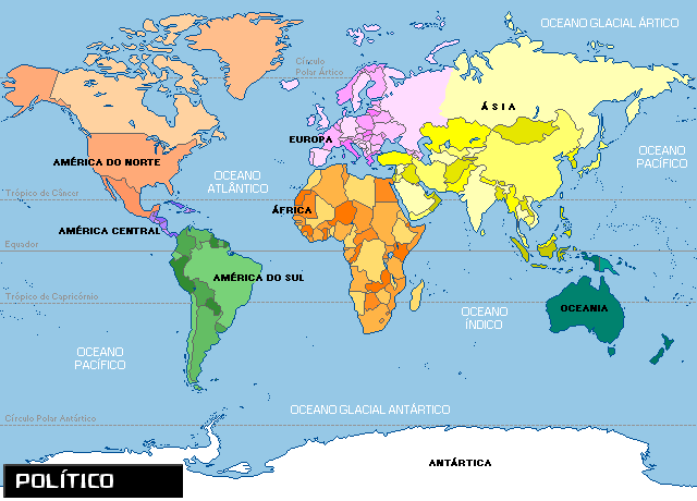 Mapa Mundo Paises