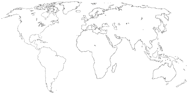 Mapa del mundo en blanco para imprimir - Imagui
