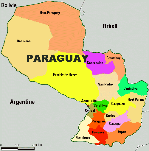 Mapa de Paraguay | Paraguay | Pinterest