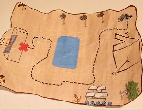 Mapa de piratas para niños - Imagui