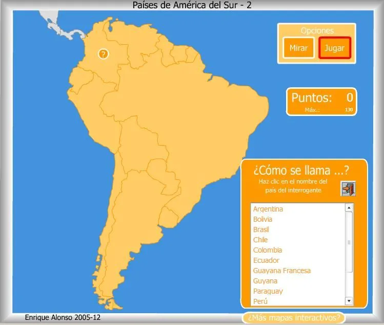 Mapa interactivo de América del Sur Países de América del Sur ... Mapa interactivo de América del Sur Países de América del Sur ...