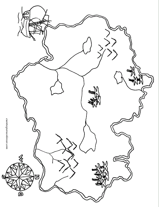 Dibujos para colorear mapa del amazonas - Imagui
