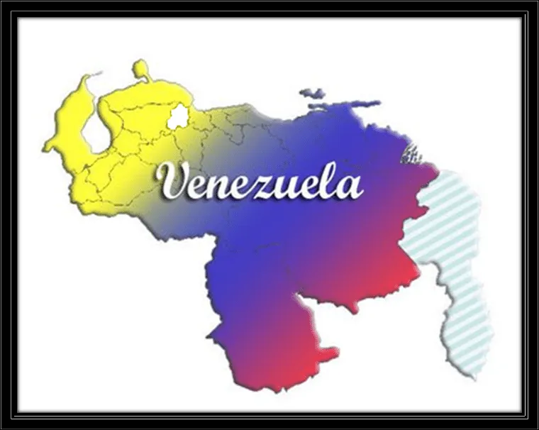 Mapa de venezuela con sus limites - Imagui