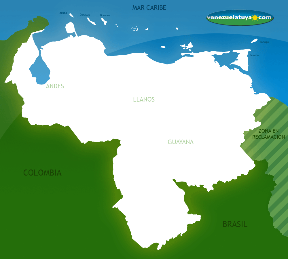 Mapa de Venezuela - Venezuela Tuya