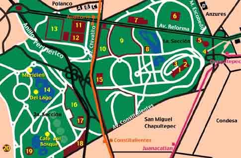 Mapa_Parque_Chapultepec_Mexico ...