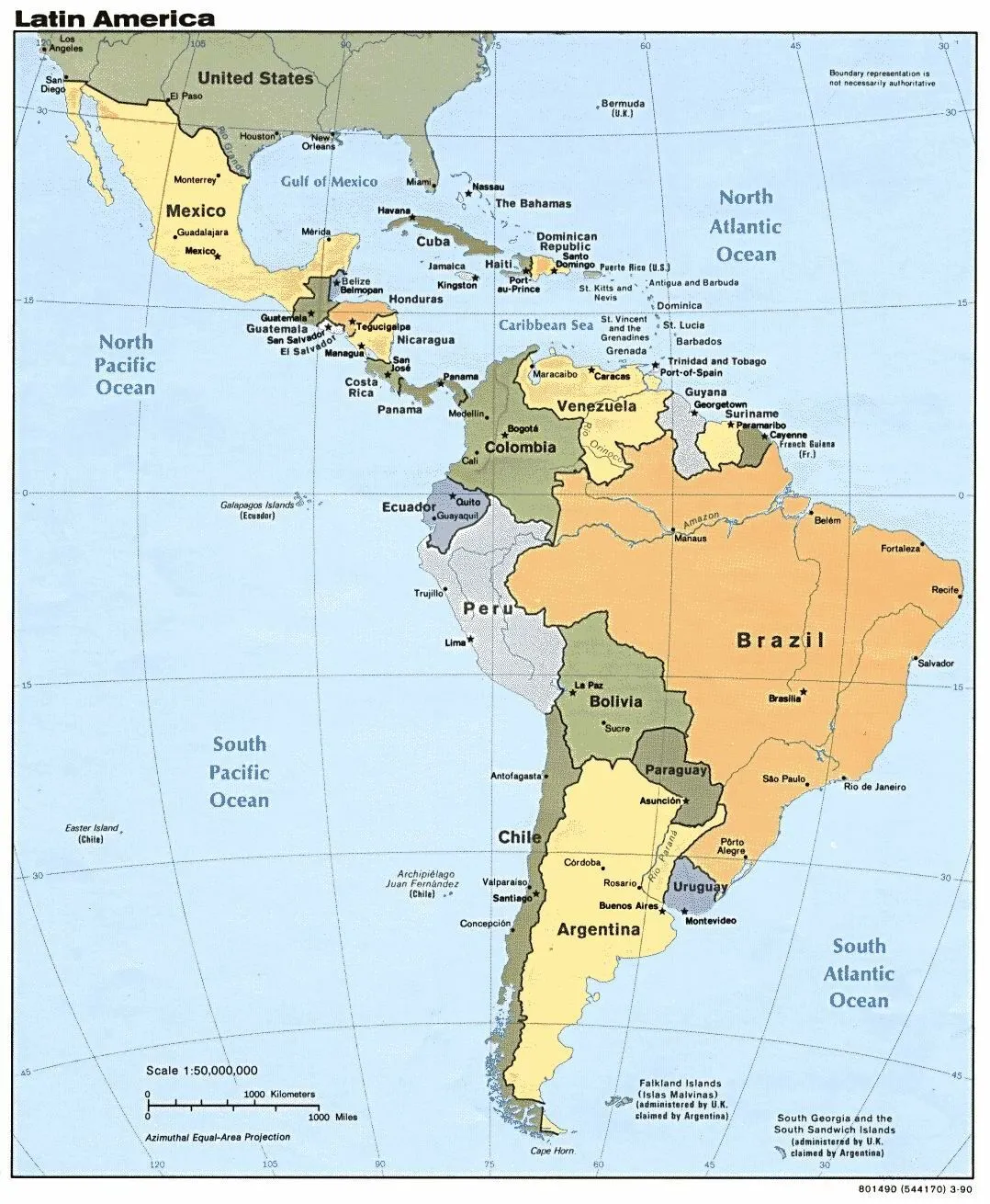 Mapas de América Latina