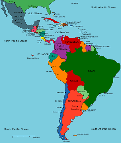 Mapas de america latina - Imagui