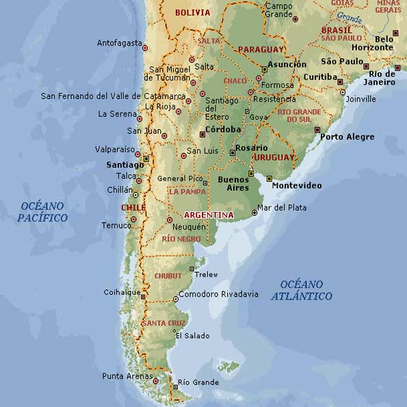 Mapas de Argentina: desde Tierra del Fuego pasando por Buenos ...