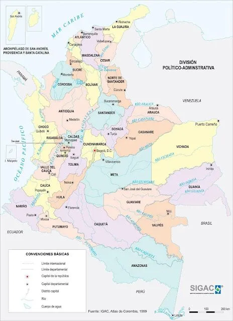 Mapas de Colombia