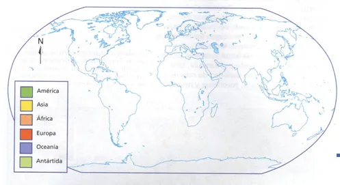Mapas de los continentes sin nombres - Imagui