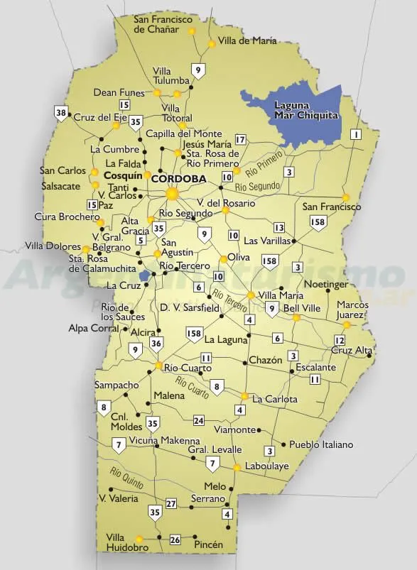 MAPAS DE CORDOBA, RUTAS Y ACCESOS, ARGENTINA, COMO LLEGAR, PLANOS ... MAPAS DE CORDOBA, RUTAS Y ACCESOS, ARGENTINA, COMO LLEGAR, PLANOS ...