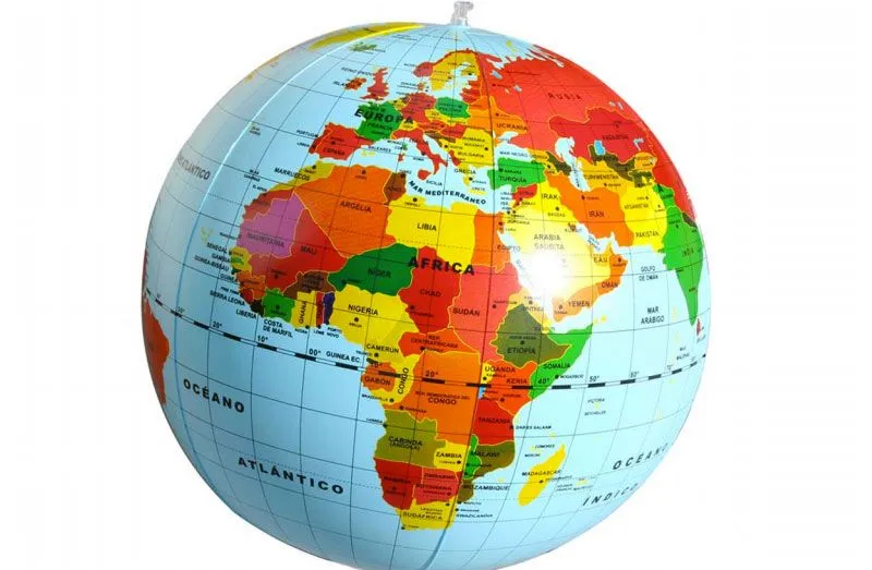 Mapas del globo terraqueo para imprimir - Imagui