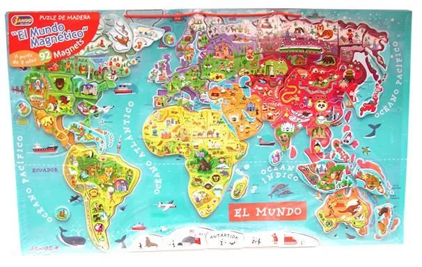 Mapas magnéticos de Janod | Mamis Y Bebés Mapas magnéticos de Janod | Mamis Y Bebés