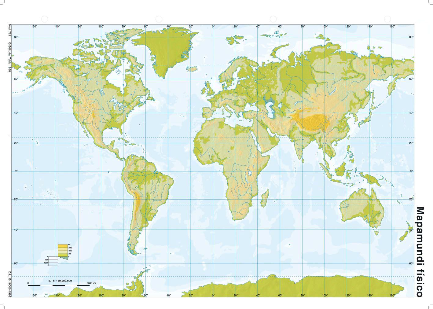 Mapas mudos Asia, Oceanía y Planisferio | GEOHISTORIAYMAS