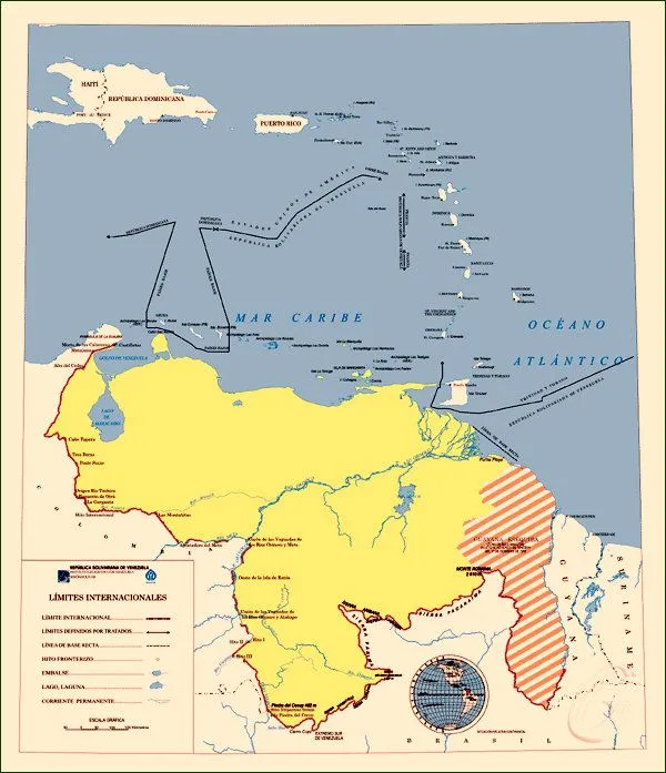 Mapas de Venezuela y sus límites - Imagui