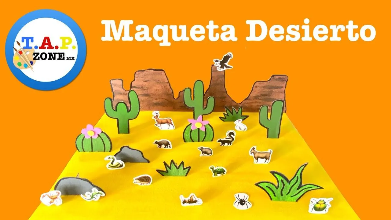 Como hacer la Maqueta del Desierto - TAP ZONE Mx - YouTube