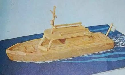 Como Hacer Maquetas: Barco de Madera con Palitos