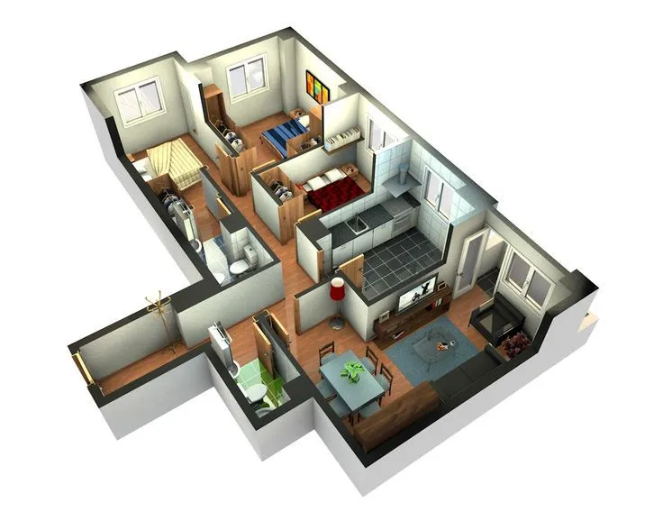 maquetas de casa modernas por dentro - Buscar con Google | casas ...