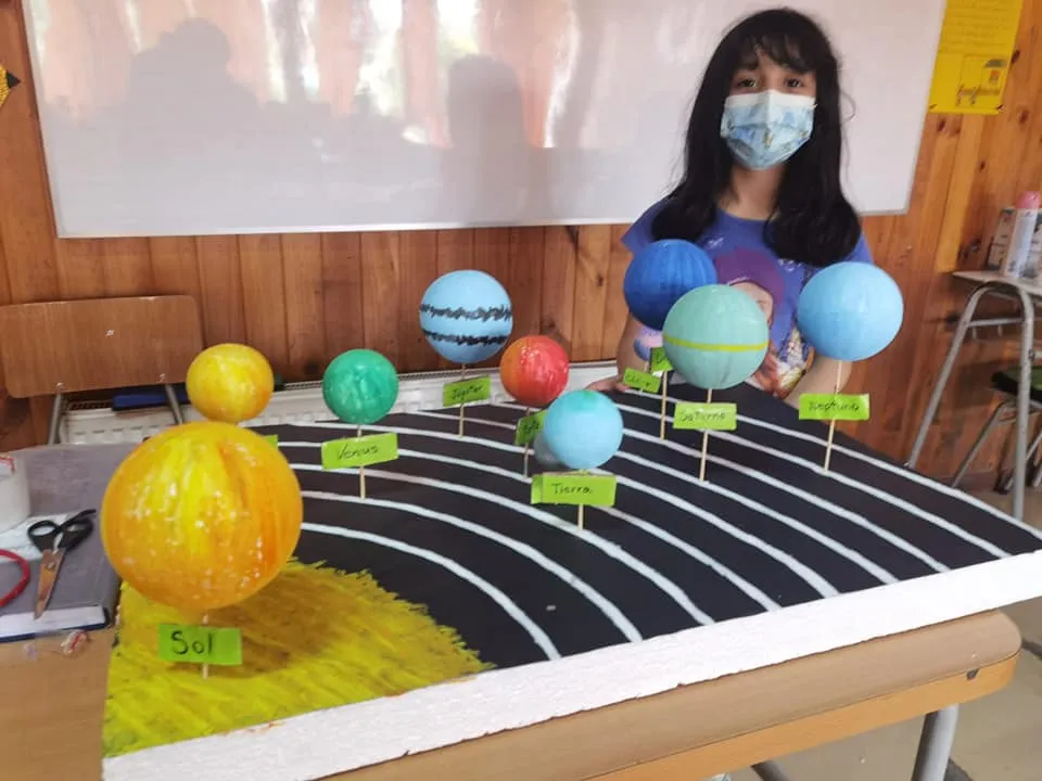 Maquetas y exposiciones del Sistema Solar – Escuela Nido de Cisnes –  Astilleros, Dalcahue