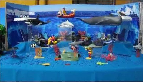 Como hacer una maqueta de animales acuaticos - Imagui