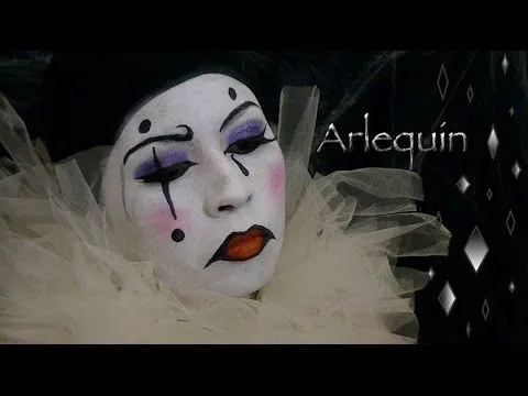 Maquilaje de Arlequin - YouTube