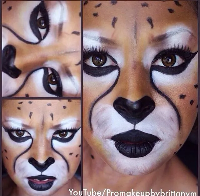 Maquillaje de animales | Make-up! | Pinterest | Animales ...