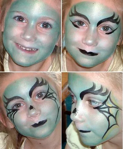 Maquillaje de bruja para niñas. Halloween 2010 - Disfraces caseros ...
