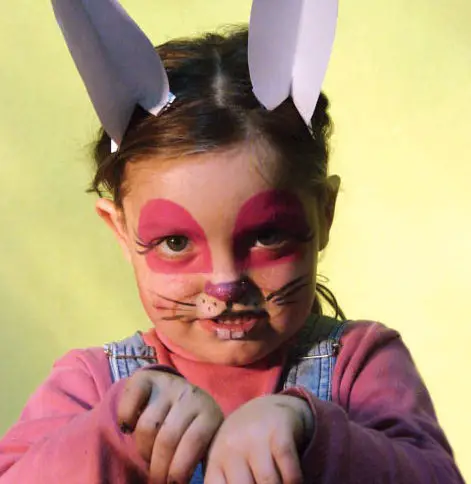 Caras de niños pintadas de conejos - Imagui