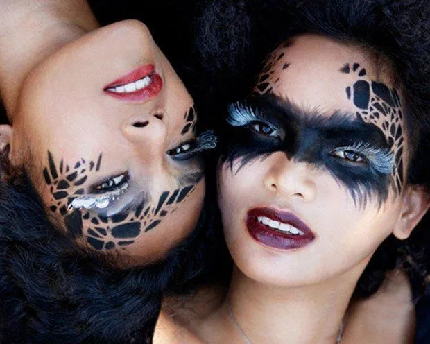 maquillaje-de-fantasia-carnaval-2015-efecto-animal - ModaEllas.com