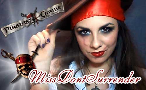 Maquillaje para disfraz de pirata por Miss Dont Surrender | Blog ...
