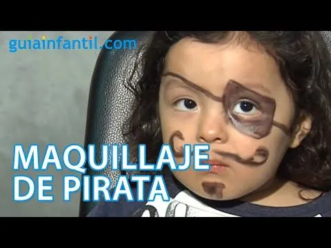 Maquillaje de fantasía de pirata - YouTube