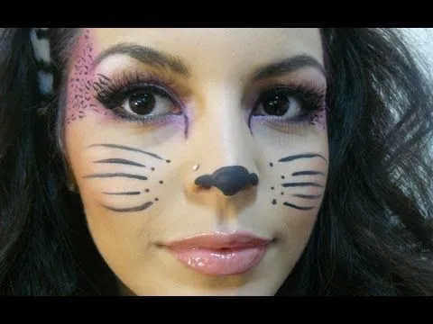 Maquillaje de gato para Halloween! - YouTube