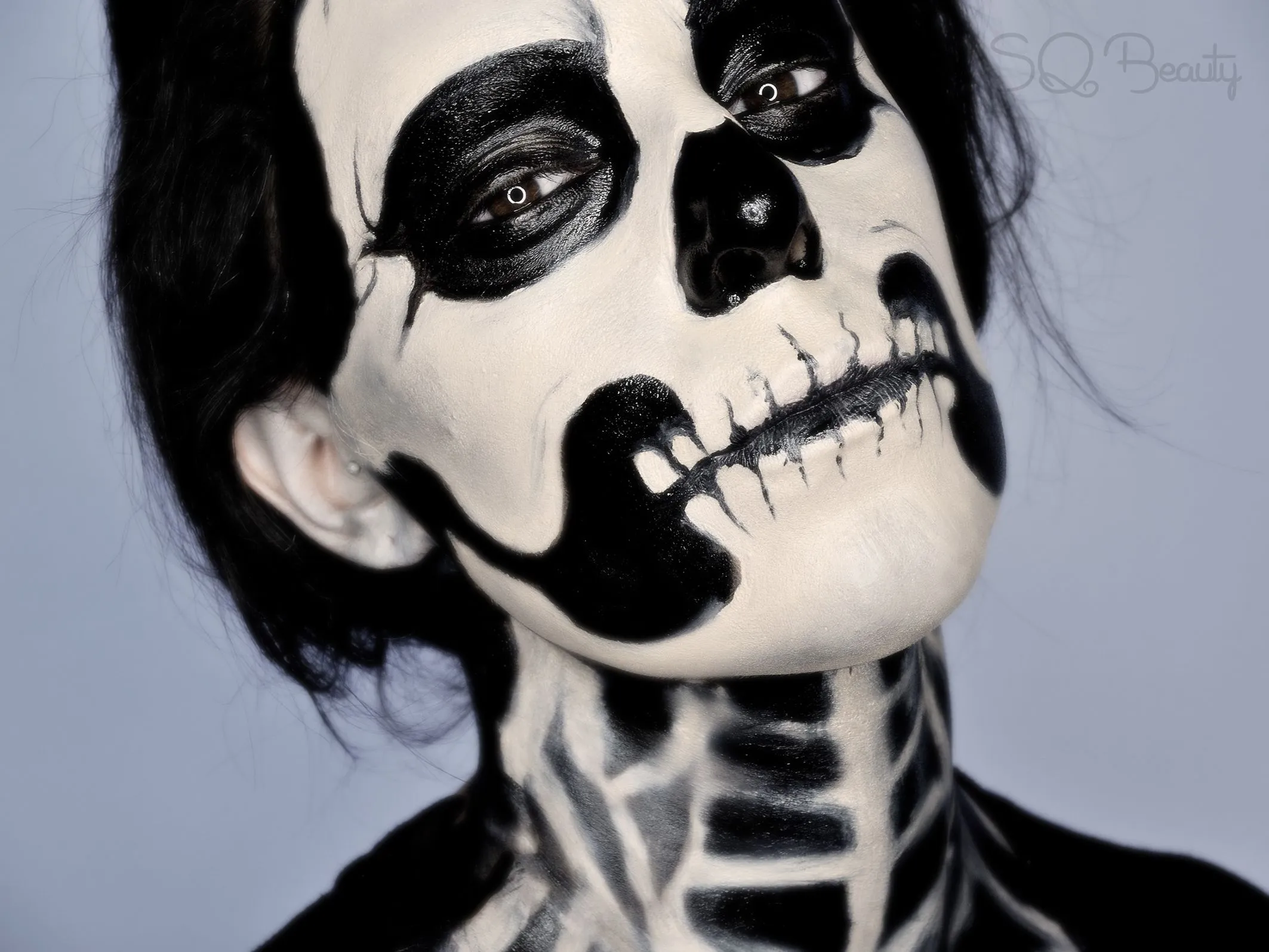 Maquillaje Halloween Esqueleto tutorial - Silvia Quirós
