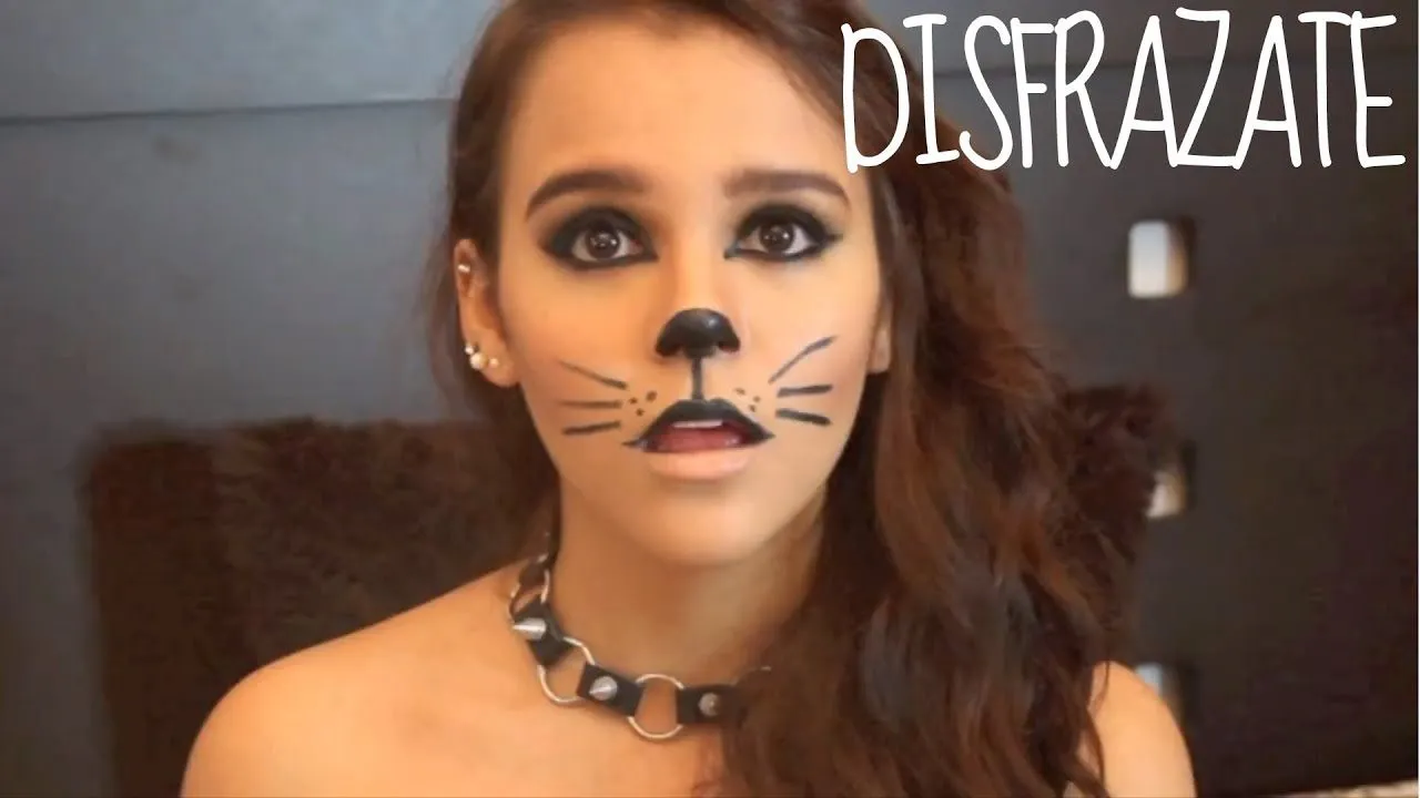 Maquillaje para Halloween♥ Gato - YouTube