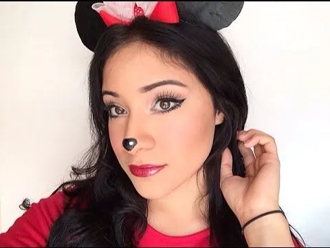 Maquillaje infantil de Minnie - Imagui