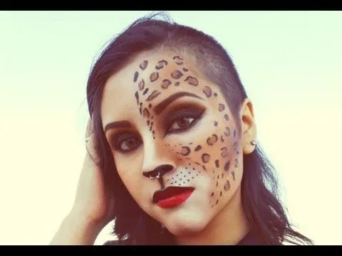 Maquillaje de leopardo - Imagui