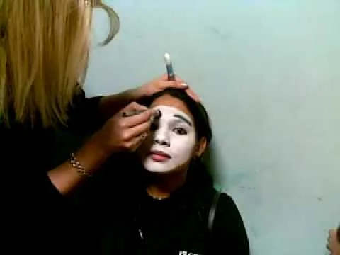 maquillaje de mimo - YouTube
