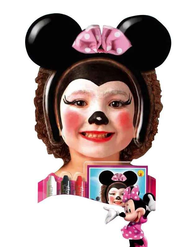 Maquillaje de Minnie Mouse niña - Imagui