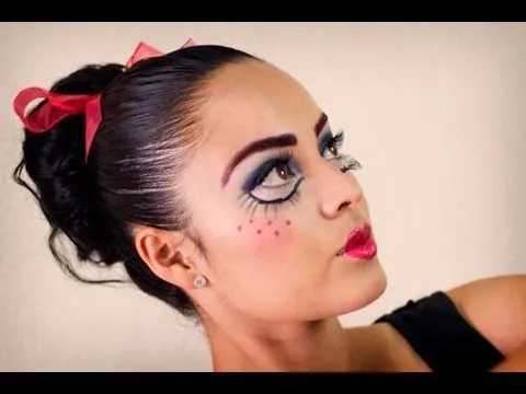Maquillaje de muñeca [Halloween] fácil. [Fabcuore] FABCUORE - YouTube