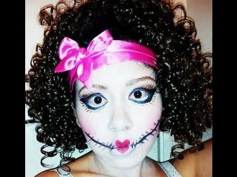 Maquillaje de muñeca para Halloween! - YouTube