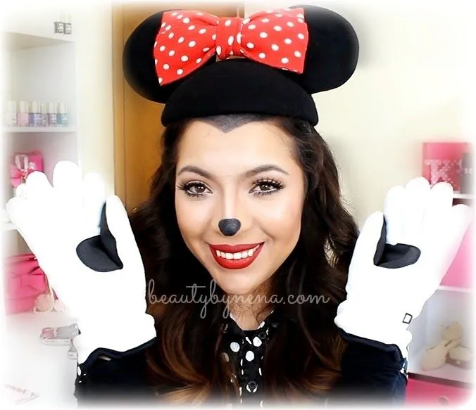 Maquillaje + Outfit de Minnie para Halloween – beautybynena